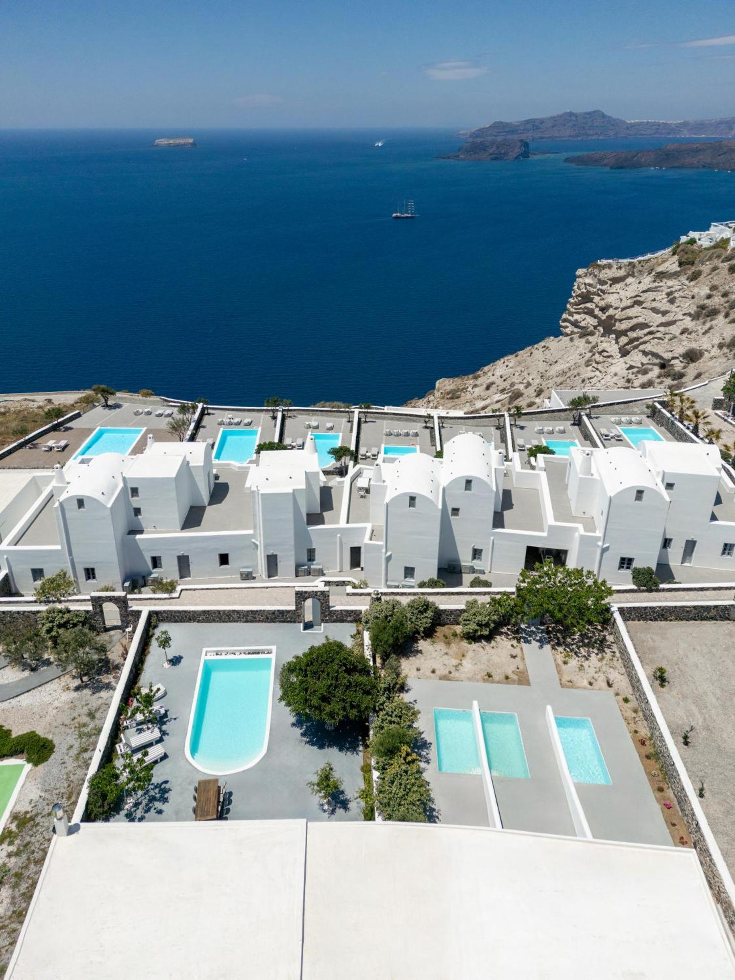 Thermes Luxury Villas And Spa (Adults Only) Megalochori  Exterior foto